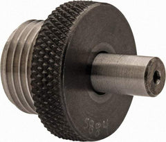 TE-CO - 5/8-18 UNF, 3/8 Inch Thread, 3/8 Inch Shaft Length, Tapped Hole Location Gage - Steel, 7/8 Inch Head Diameter, 1 Inch Overall Length - Eagle Tool & Supply