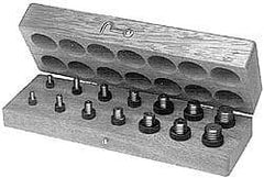 TE-CO - Tapped Hole Location Gage Sets Thread Size Range: #10-24 to 5/8-11 Number of Pieces: 7 - Eagle Tool & Supply