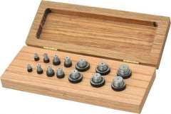 TE-CO - Tapped Hole Location Gage Sets Thread Size Range: #10-32 to 5/8-18 Number of Pieces: 7 - Eagle Tool & Supply