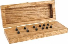 TE-CO - Tapped Hole Location Gage Sets Thread Size Range: #2-56 to #8-32 Number of Pieces: 6 - Eagle Tool & Supply