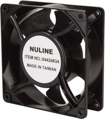 Value Collection - 230 Volts, AC, 105 CFM, Square Tube Axial Fan - 0.12 Amp Rating, 2,600 to 3,100 RPM, 4.7" High x 4.7" Wide x 1-1/2" Deep - Eagle Tool & Supply