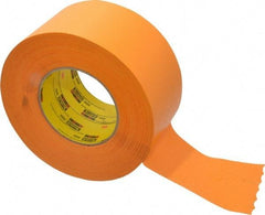 3M - 3" Wide x 60 Yd Long Orange Paper Masking Tape - Series 2525, 9.5 mil Thick, 49 In/Lb Tensile Strength - Eagle Tool & Supply