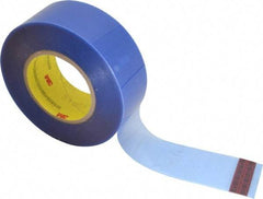 3M - 2" Wide x 72 Yd Long Blue Polyester Film Painter's Tape - Series 8905, 6.5 mil Thick, 110 In/Lb Tensile Strength - Eagle Tool & Supply