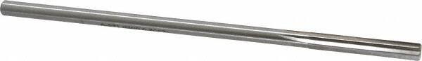 Alvord Polk - 0.2362" Cobalt 6 Flute Chucking Reamer - Straight Flute, 0.2265" Straight Shank, 1-1/2" Flute Length, 6" OAL - Eagle Tool & Supply