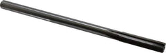 Alvord Polk - 0.4134" Cobalt 6 Flute Chucking Reamer - Straight Flute, 0.373" Straight Shank, 1-3/4" Flute Length, 7" OAL - Eagle Tool & Supply