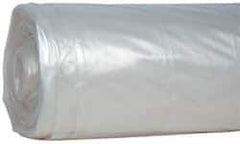 Value Collection - 100' Long x 20' Wide Polyethylene Tarp & Dust Cover - Clear, 4 mil Thickness - Eagle Tool & Supply