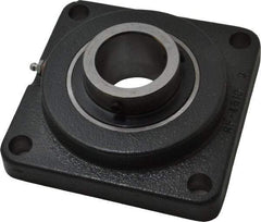 Browning - 1-15/16" ID, 6-3/8" OAL x 6-3/8" OAH 4-Bolt Flange - 5,216 Lb Static Cap, 7,889 Lb Dyn Cap, 5-1/8" Btw Mnt Hole Ctrs, Cast Iron - Eagle Tool & Supply
