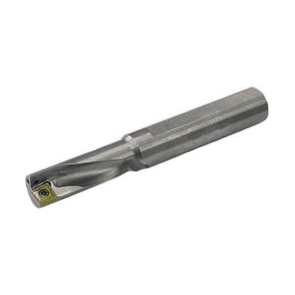 Allied Machine and Engineering - 1.42" Max Drill Depth, 3xD, 14mm Diam, Indexable Insert Drill - 1 Insert, 5/8" Shank Diam, Straight Shank - Eagle Tool & Supply