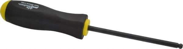Bondhus - 1/4" Hex Ball End Driver - 4.8" Blade Length, Ergonomic Molded Cushion Grip Handle, 249mm OAL - Eagle Tool & Supply