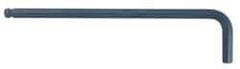 Bondhus - 12mm Hex, Long Arm, Ball End Hex Key - 8-51/64" OAL, Protanium High Torque Steel, Metric System of Measurement - Eagle Tool & Supply