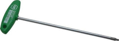 Wiha - T15 Standard Torx Key - Flag-Style, 7-7/8" Length Under Head, 200mm OAL - Eagle Tool & Supply