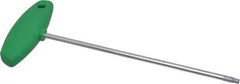 Wiha - T25 Standard Torx Key - T-Handle, 7-7/8" Length Under Head, 200mm OAL - Eagle Tool & Supply