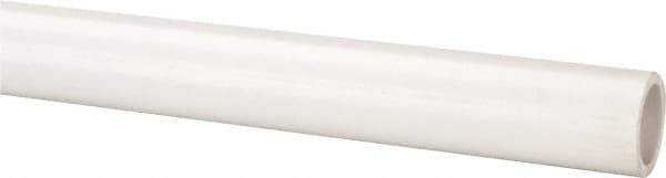Made in USA - 3/4" Pipe, 5' Long PVC Unthreaded Plastic Pipe Nipple - 480 Max psi, 0.81" ID x 1.05" OD, Schedule 40, White - Eagle Tool & Supply