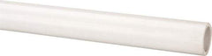 Made in USA - 3/4" Pipe, 5' Long PVC Unthreaded Plastic Pipe Nipple - 480 Max psi, 0.81" ID x 1.05" OD, Schedule 40, White - Eagle Tool & Supply