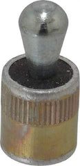 Vlier - 5/8" Body Diam, 0.69" Body Length, 0.39" Nose Diam, 0.63" Nose Length, Spring Locating Pin - 22.5 Lb Final End Force, Aluminum Body, Alloy Steel Nose - Eagle Tool & Supply