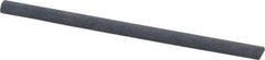 Value Collection - Half Round, Silicon Carbide, Toolroom Finishing Stick - 4" Long x 1/4" Wide, Medium Grade - Eagle Tool & Supply
