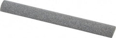 Value Collection - Half Round, Silicon Carbide, Toolroom Finishing Stick - 4" Long x 1/2" Wide, Coarse Grade - Eagle Tool & Supply