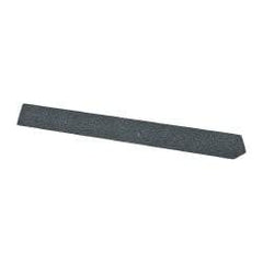 Value Collection - Three Square, Silicon Carbide, Toolroom Finishing Stick - 4" Long x 3/8" Wide, Coarse Grade - Eagle Tool & Supply