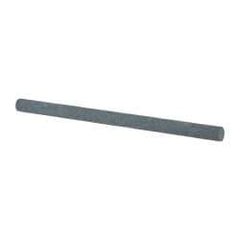 Value Collection - Round, Silicon Carbide, Toolroom Finishing Stick - 4" Long x 1/4" Wide, Medium Grade - Eagle Tool & Supply