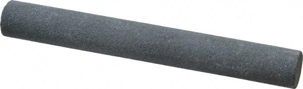 Value Collection - Round, Silicon Carbide, Toolroom Finishing Stick - 4" Long x 1/2" Wide, Medium Grade - Eagle Tool & Supply