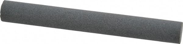 Value Collection - Round, Silicon Carbide, Toolroom Finishing Stick - 4" Long x 1/2" Wide, Fine Grade - Eagle Tool & Supply