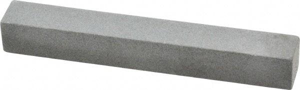 Value Collection - Square, Aluminum Oxide, Toolroom Finishing Stick - 4" Long x 1/2" Wide x 1/2" Thick, Medium Grade - Eagle Tool & Supply