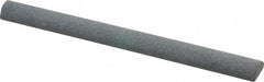 Value Collection - Half Round, Aluminum Oxide, Toolroom Finishing Stick - 4" Long x 3/8" Wide, Coarse Grade - Eagle Tool & Supply