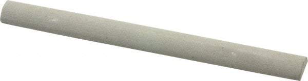 Value Collection - Half Round, Aluminum Oxide, Toolroom Finishing Stick - 4" Long x 3/8" Wide, Fine Grade - Eagle Tool & Supply