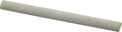 Value Collection - Half Round, Aluminum Oxide, Toolroom Finishing Stick - 4" Long x 3/8" Wide, Fine Grade - Eagle Tool & Supply