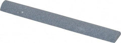 Value Collection - Half Round, Aluminum Oxide, Toolroom Finishing Stick - 4" Long x 1/2" Wide, Coarse Grade - Eagle Tool & Supply