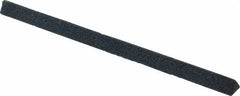Value Collection - Three Square, Aluminum Oxide, Toolroom Finishing Stick - 4" Long x 1/4" Wide, Coarse Grade - Eagle Tool & Supply
