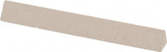 Value Collection - Three Square, Aluminum Oxide, Toolroom Finishing Stick - 4" Long x 1/2" Wide, Fine Grade - Eagle Tool & Supply