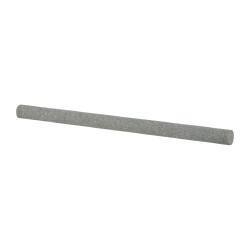 Value Collection - Round, Aluminum Oxide, Toolroom Finishing Stick - 4" Long x 1/4" Wide, Medium Grade - Eagle Tool & Supply