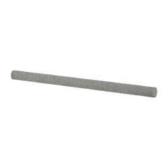 Value Collection - Round, Aluminum Oxide, Toolroom Finishing Stick - 4" Long x 1/4" Wide, Medium Grade - Eagle Tool & Supply