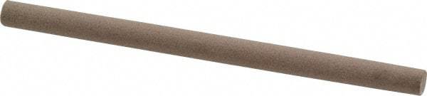 Value Collection - Round, Aluminum Oxide, Toolroom Finishing Stick - 4" Long x 1/4" Wide, Fine Grade - Eagle Tool & Supply