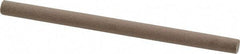 Value Collection - Round, Aluminum Oxide, Toolroom Finishing Stick - 4" Long x 1/4" Wide, Fine Grade - Eagle Tool & Supply