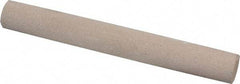Value Collection - Round, Aluminum Oxide, Toolroom Finishing Stick - 4" Long x 1/2" Wide, Fine Grade - Eagle Tool & Supply
