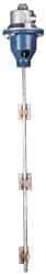 Neptune Mixer - 3/4 Hp, 1,750 RPM, 55 Gallon Mixing Capacity, Drum, TEFC Motor, Electric Mixer - 115/230 Volts, 3-3/4 Inch Prop Diameter, 30 Inch Shaft Length, 316 Stainless Steel - Eagle Tool & Supply