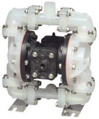 SandPIPER - 1/2" NPT, Nonmetallic, Air Operated Diaphragm Pump - PTFE Diaphragm, Conductive Acetal Housing - Eagle Tool & Supply