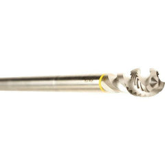 Emuge - M20x2.50 3 Flute Bright Finish Cobalt Spiral Flute Extension Tap - Modified Bottoming Chamfer, 280mm OAL, 6H Class of Fit, Series Enorm - Eagle Tool & Supply