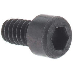 Value Collection - #3-48 UNC Hex Socket Drive, Socket Cap Screw - Alloy Steel, Black Oxide Finish, Partially Threaded, 7/8" Length Under Head - Eagle Tool & Supply