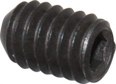 Value Collection - #5-44 UNF, 3/16" OAL, Cup Point Set Screw - Grade 8 Alloy Steel, 1/16" Key - Eagle Tool & Supply