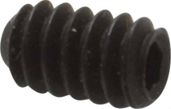 Value Collection - #4-40 UNC, 3/16" OAL, Cup Point Set Screw - Grade 8 Alloy Steel, 0.05" Key - Eagle Tool & Supply