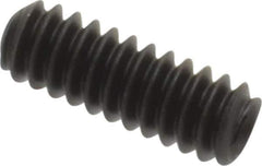 Value Collection - #4-40 UNC, 5/16" OAL, Cup Point Set Screw - Grade 8 Alloy Steel, 0.05" Key - Eagle Tool & Supply