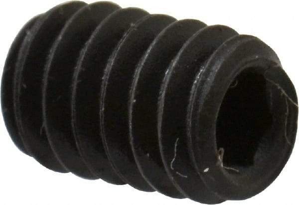Value Collection - #5-40 UNC, 3/16" OAL, Cup Point Set Screw - Grade 8 Alloy Steel, 1/16" Key - Eagle Tool & Supply