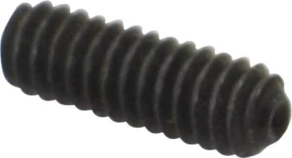 Value Collection - #5-40 UNC, 3/8" OAL, Cup Point Set Screw - Grade 8 Alloy Steel, 1/16" Key - Eagle Tool & Supply