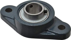 Value Collection - 1" ID, 2-11/16" OAW x 5-1/8" OAL x 2-11/16" OAH 2-Bolt High Temperature Flange Bearing - 1,740 Lb Static Cap, 3,100 Lb Dyn Cap, 3.891" Btw Mnt Hole Ctrs, 5/8" Base-to-Ctr Ht, Cast Iron - Eagle Tool & Supply