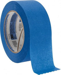 3M - 2" Wide x 60 Yd Long Blue Paper Masking Tape - Series 2090, 5.7 mil Thick, 27 In/Lb Tensile Strength - Eagle Tool & Supply
