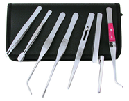 7 Piece Tweezer Set - Eagle Tool & Supply