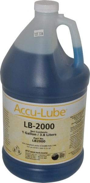 Accu-Lube - Accu-Lube LB-2000, 1 Gal Bottle Cutting & Sawing Fluid - Natural Ingredients, For Broaching, Drilling, Grinding, Machining, Spline Rolling, Tapping - Eagle Tool & Supply